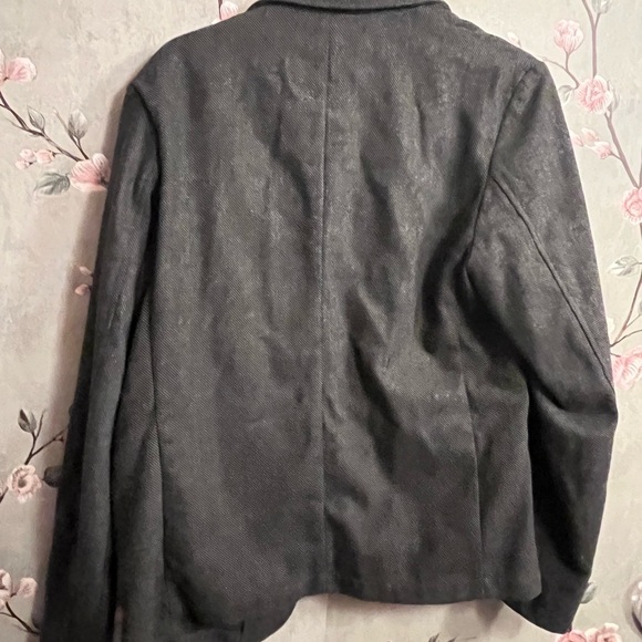 Old Navy charcoal blazer wool blend size small - Picture 4 of 6